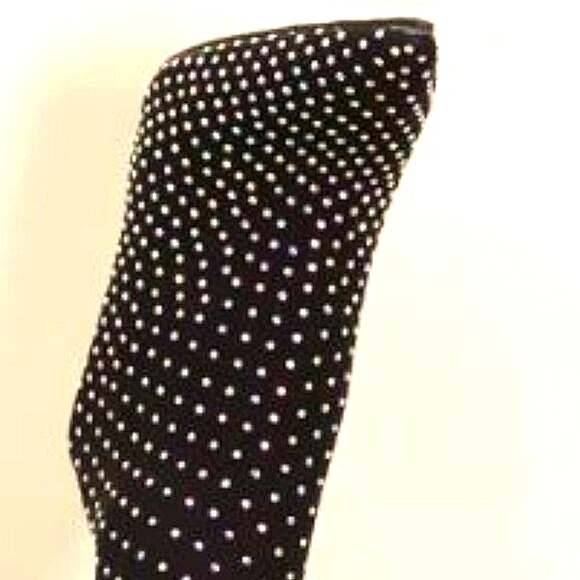 Fashion Nova Rhinestone Booties w/ Clear Heel (Color Available: Black) - Picture 3 of 16